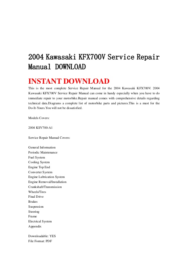73 kawasaki g5 repair manual free download